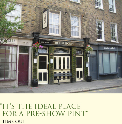 The Harlequin "It's the ideal place for a pre-show pint"